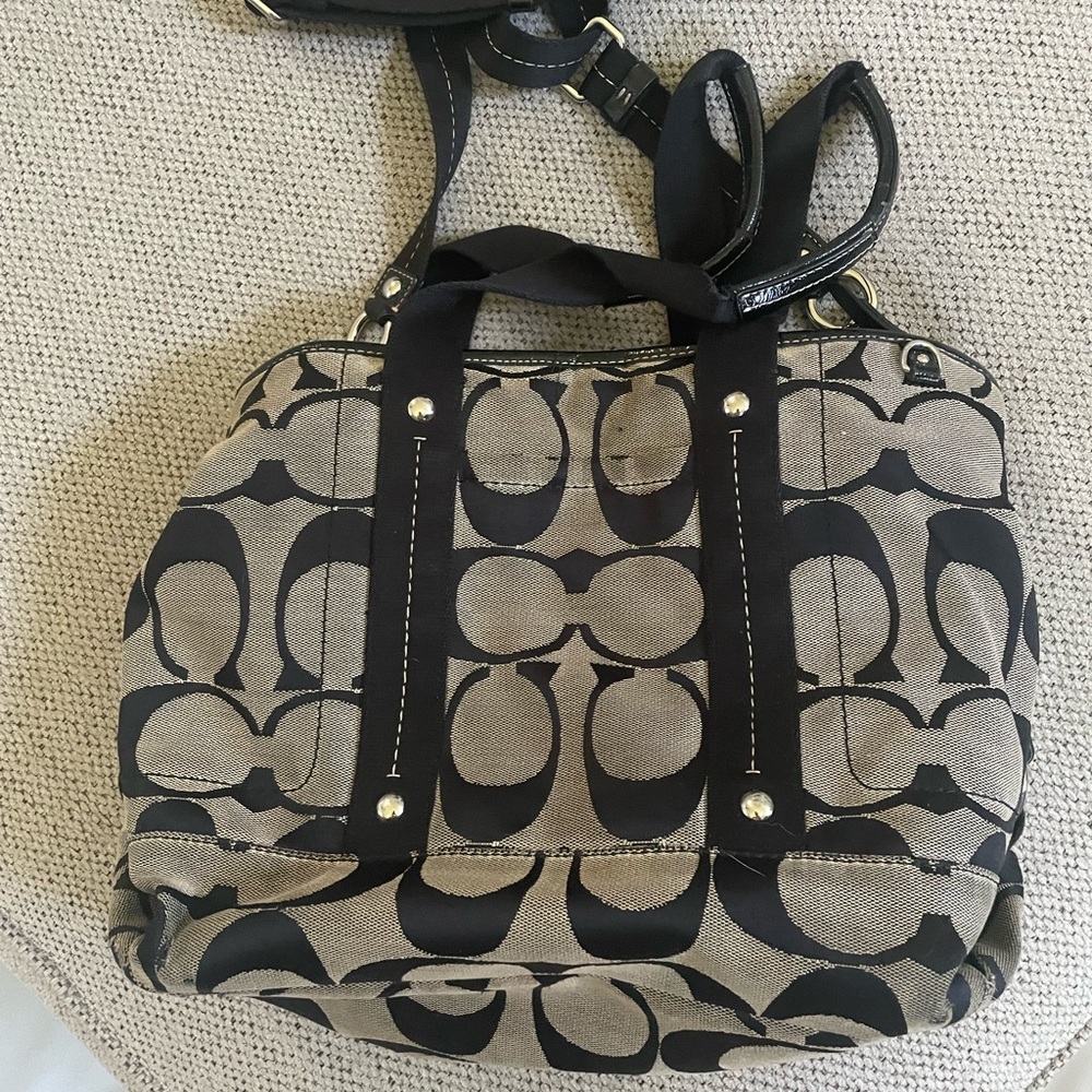 Black coach bag